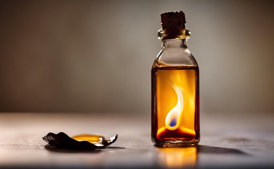 castor oil is not flammable