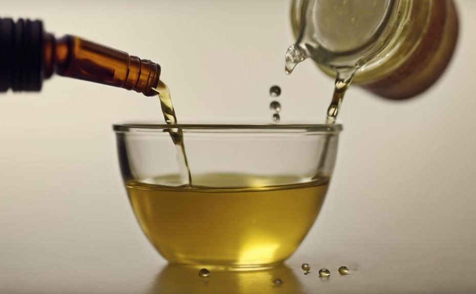 dilute castor oil carefully