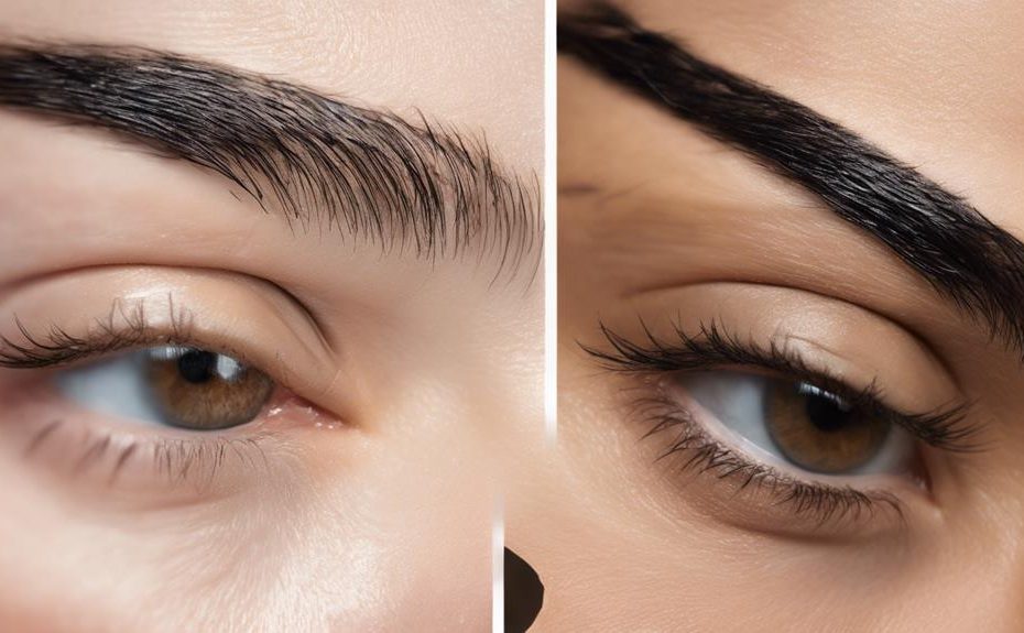 eyebrow growth with castor oil